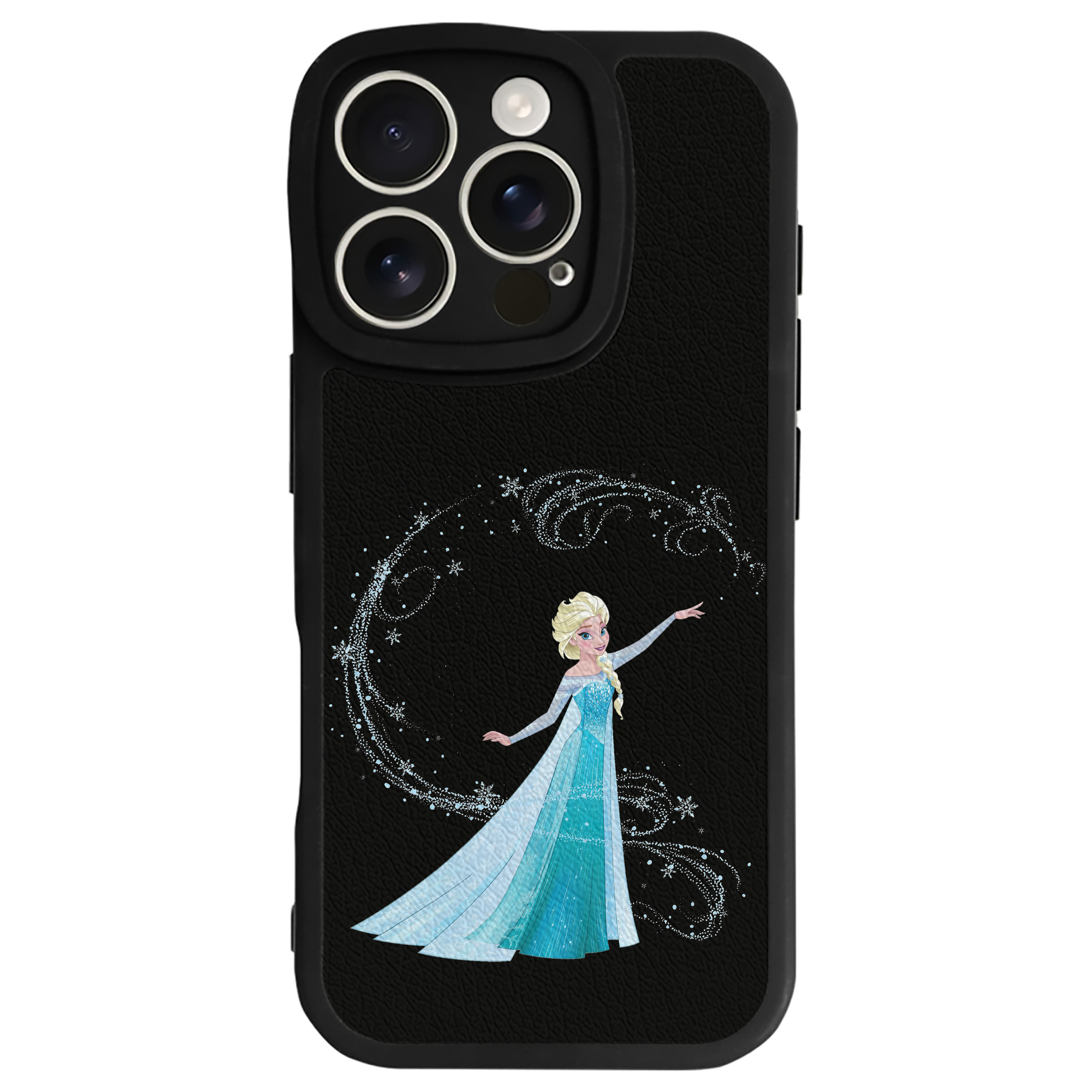 （画像用） アナと雪の女王 アンナ エルサ Frozen Anna Elsa 【iPhone 16シリーズ対応】シリコンスマホケース（レザー調） 材質：シリコン